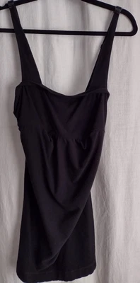 $11 • Buy Bamboobies Small Black Nursing Breastfeeding Friendly Snap Open Tank Top 