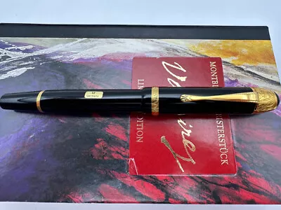 Montblanc Writers Limited Edition 1995 Voltaire Fountain Pen New In Box M 18k • $950