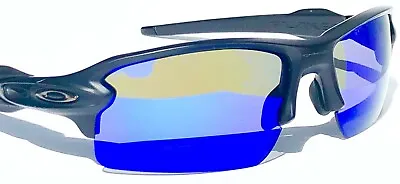 NEW* Oakley FLAK 2.0 Matte Black POLARIZED Galaxy Blue Mirror Sunglass 9188 • $136.88