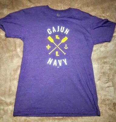 Cajun Navy Search And Rescue Size Small Tee Purple T-Shirt Louisiana • $13.49