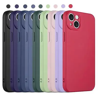 Case For Iphone 15 14 13 12 11 Pro Max Xs X 8 7 Se Silicone Gel Shockproof Cover • £6.90