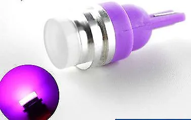 T10 501 W5W Cob Purple Colour LED Side Interior Number Wedge Light • £4.29