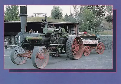 1907 Case Steam Engine Tractor Davenport Washington Postcard 2000's Farming • $1.59