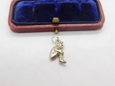 Sterling Silver Cornish Pixie Charm Pendant Vintage C1970 • $31.94