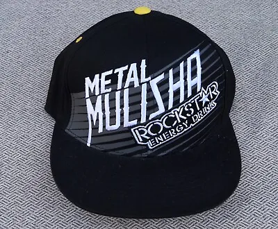 New Metal Mulisha Rockstar Fade Black Flexfit Mens Hat HTNBR-15 • $18.89