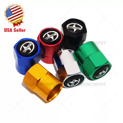 $8.99 • Buy Hex Scion Logo Emblem Car Wheels Tire Air Valve Caps Stem Dust Cover Sport TRD