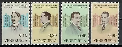 Venezuela Scott 1089 - 1092 In MH Condition • $1.19