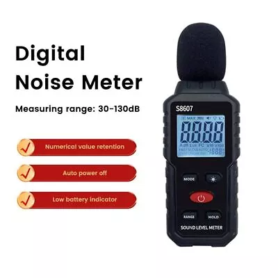 Digital 30~130dB Decibelimeter DB Meter Sound Level Meter Noise Decibel Meter • $25.24