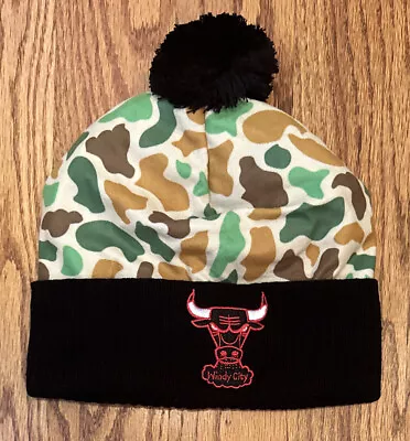 Chicago Bulls Mitchell & Ness Men’s Beanie Knit Hat • $17.99