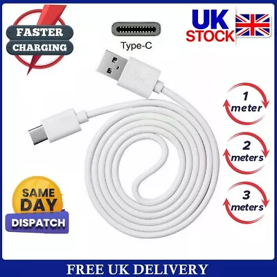 USB C Fast Charging Cable For Samsung Galaxy Tab A 10.1 2019 SM-T510 SM-T515 • £3.45