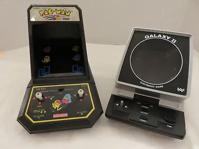 2 Pac Man & 1 Galaxy Ll Vintage Games Electronic 1981 (3) Console Arcade Toys • $352
