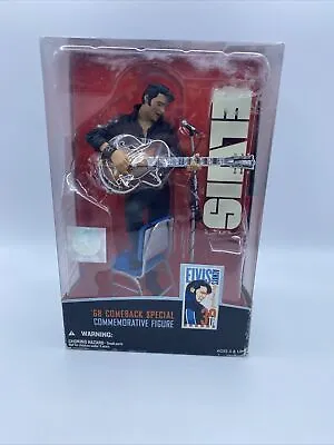 McFarlane Toys 2007 Elvis Presley “68 Comeback Special Commemorative Figure-NEW • $54.99
