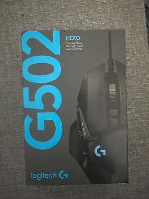 Logitech G502 HERO 16000 DPI High Performance Gaming Mouse - Black • £3.20