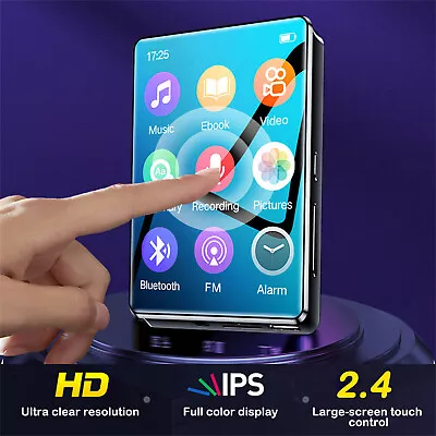 2.4  Touch Screen MP3 MP4 Player Lossless Sound HIFI Music FM Radio Portable NEW • $21.93