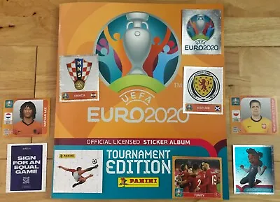 EURO 2020 TOURNAMENT EDITION Panini Stickers 2021 - #231-454 - Buy 3 Get 10 Free • £0.99