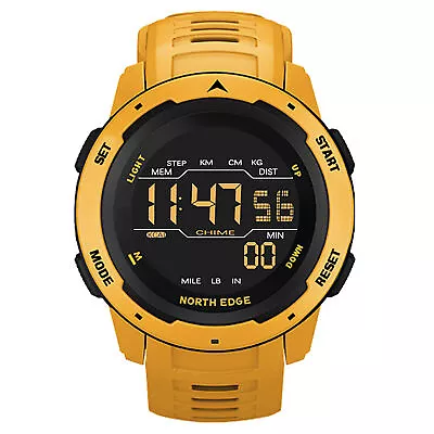 Men Digital Watch Men's Sports Watches Dual  Pedometer   I7I7 • $34.25