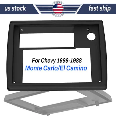 For 1986-1988 1987 Chevy Monte Carlo / El Camino Double Din Dash Radio Bezel US • $46.99