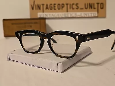 Marine Vintage Tortoise Shell Young Adults Eyeglasses Frame • $55.99