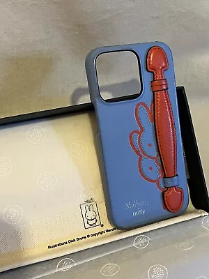 Mulberry Miffy Leather Phone Case Box Good Official For Iphone 13 Pro V GD • £128