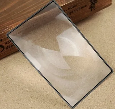 £3.70 • Buy Fresnel Lens Magnifier - Magnifying Reading Glass -Enlarge Small Text / Image