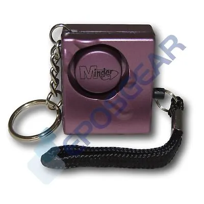 Purple 140db Minder Personal Panic Rape Attack Safety Keyring Alarm • £5.05