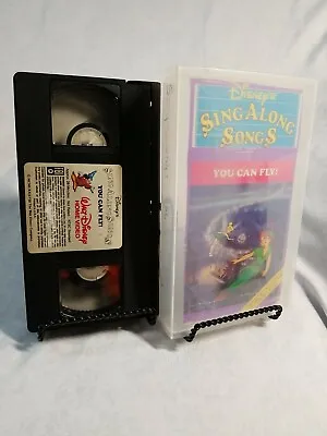 $5.94 • Buy Disney’s Sing Along Songs You Can Fly VHS Peter Pan Tinker Bell Vintage 