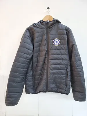 Chelsea FC Jacket Football Padded Quilted Core Lightweight Jacket X Large Rp £65 • £24.95