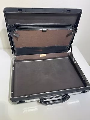 Vintage Samsonite Broker Brown Hard Shell Business Locking Briefcase With NO KEY • $88