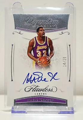 2020-21 Panini Flawless Legendary Scripts Magic Johnson Signatures /25 Auto • $320