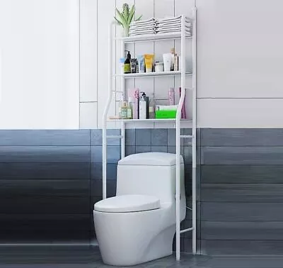 3 Tiers Toilet Shelf Bathroom Rack Over Laundry Washing Machine Storage Shelves • $30.99