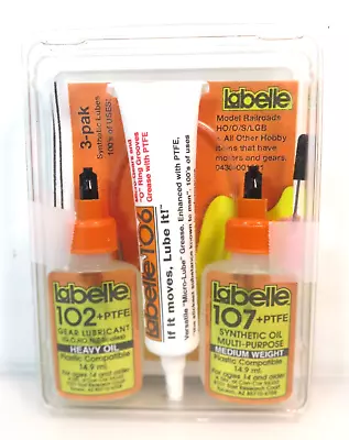 Labelle 1001 HO/O/S/G Complete Lubricant Set Includes 102107 Oil And 106 Grease • $24.69