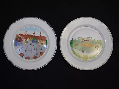 2 Villeroy & Boch Design Naif 8.25  Salad Plates • $16.95