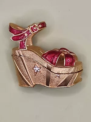Vintage Bob Mackie Star-Studded Wedge Shoe Trinket Box *MINT* • $49.95