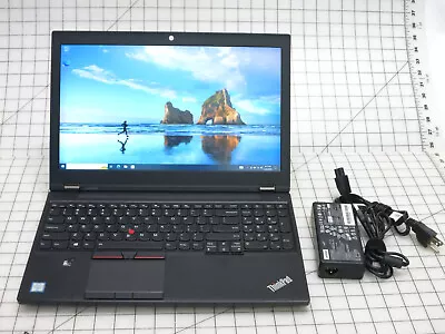 Lenovo P50 15.6 4K Intel I7 32GB RAM 256GB SSD Quadro GPU Laptop PC- Note Issues • $239.96