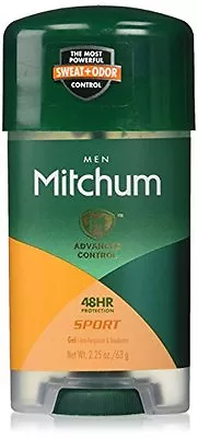 2 Pack Mitchum Men Power Gel Anti-Perspirant Deodorant Sport 2.25 Oz • $11.55