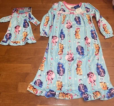 My Little Pony Toddler Girl Nightgown & 18” Doll Gown Pajamas New 4T • $21.25