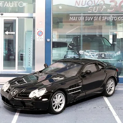 Deagostini Mercedes McLaren SLR Black 1:43 Scale Diecast Model Miniature Toy Car • £10.99