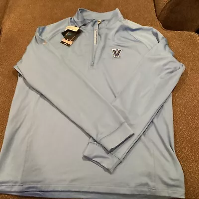 Villanova University Levelwear Quarter Zip Mens XL New With $72 Tag • $65