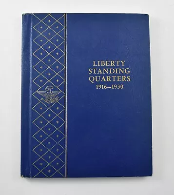 Used Whitman 1916-1930 Standing Liberty Quarters Empty Coin Album Book -9 *959 • $11.50