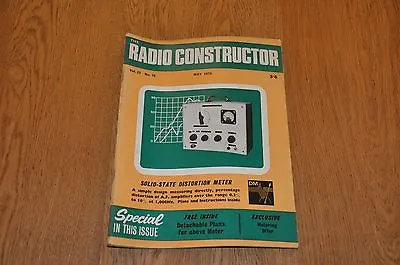 The Radio Constructor Magazine May 1970 Volume 23 Number 10  • £1.50