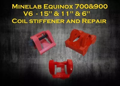 Minelab Equinox 700&900  V6  15'' & 11  & 6   Coil Stiffener And Repair • £45