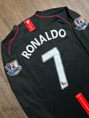 Manchester United 2007/2008 Away Jersey Long Sleeve Ronaldo #7 • $72.99