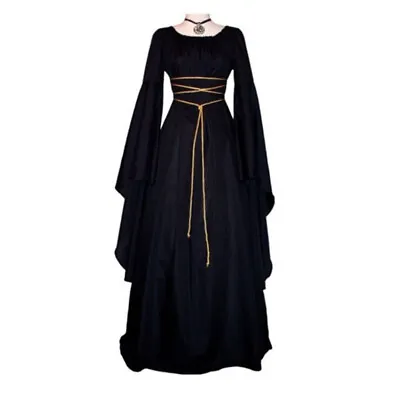 Adult Carnival Gothic Ladies Medieval Queen Cersei Costume Fancy Dress Outfit • $28.41