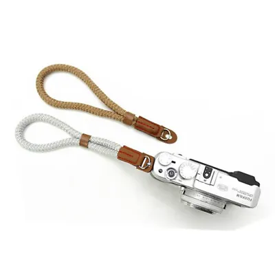 Soft Vintage Cotton Hand Rope Wrist Strap For Leica Canon Nikon Sony SLR Camera • $5.99