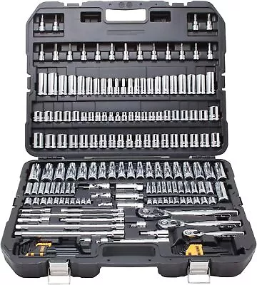 DEWALT Mechanics Tool Set SAE And Metric 1/2 1/4 3/8 Drive Sizes 192-Piece • $200.11