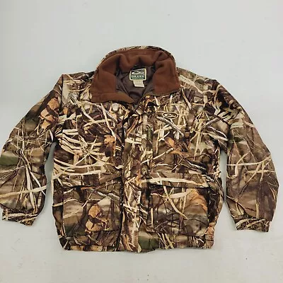 Drake Waterfowl Magnattach Advantage Max-4 HD Camo Jacket Boys Kids Sz 14 EUC • $38.66