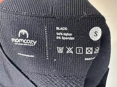 Momcozy Black Maternity Leggings Yoga Comfort • $10