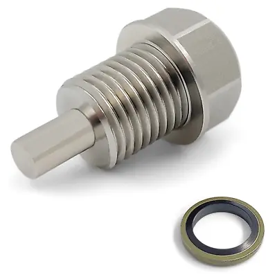 Magnetic Oil Drain Plug For Engine Pan And Transmission - M14 X 1.5 | KMOTOR • $14.99