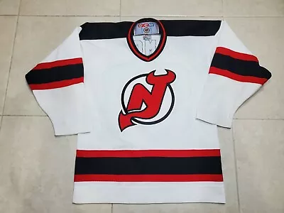 Vtg NHL New Jersey Devils #93 Gilmour Authentic CCM Sewn Jersey Yth L/XL • $120