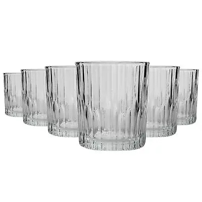 £14.99 • Buy 12x Manhattan Vintage Whisky Glasses Tempered Old Fashioned Tumblers 220ml